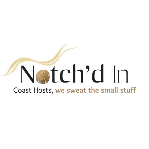 Notch'd In, Notch'dIn Logo, Hassle-free Airbnb, VRBO, co-hosting, vacation home management, full-service, local compliance, we sweat the small stuff, short-term rental, Virginia, Hampton roads, coastal, passive income, 